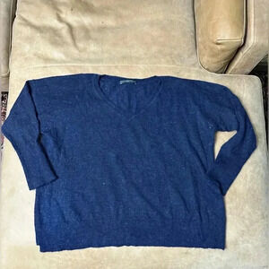 Peruvian Connection Navy Sweater Size Medium